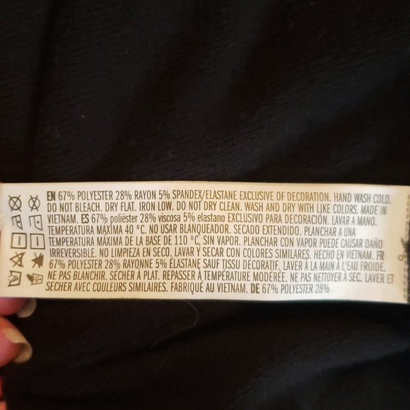 Black cowl neck/off the shoulder mini dress - Picture 4 of 4